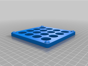 4x4 yazı tahtası 25mm mermer istifleme oyunlar 3d print model - Mito3D