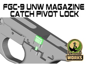 fgc9 unw magazine catch pivot lock fgc fgc-9 3d print model - Mito3D