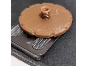 1 4x20 3 8x16 tripod screw adapter 3d print model - Mito3D