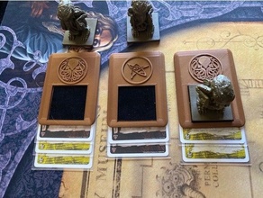 cthulhu card game domains 3d print model - Mito3D