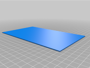 large flat rectangle dry print test 3d print model - Mito3D