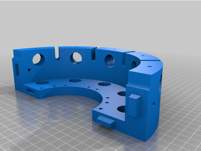 megaweb mounting hub 3d print model - Mito3D