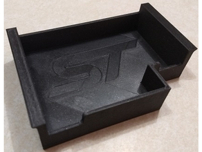 ford focus st center console tray 3d print model - Mito3D