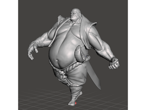 fipps chumlet male human pirate 3d print model - Mito3D