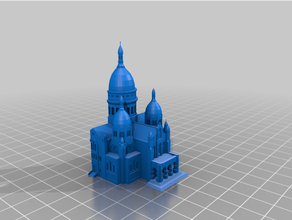 bazilika kutsal kalp İsa Katolik kilise mıknatıs Magnetholder buzdolabı 3d print model - Mito3D