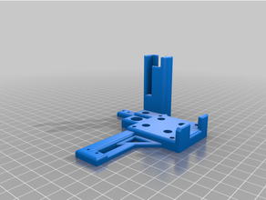 anycubic chiron e3d hemera linaer mount anycubic chiron chiron e3d hemera linear remix 3d print model - Mito3D