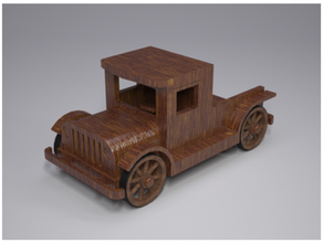 caminhão brinquedo vintage 3d print model - Mito3D