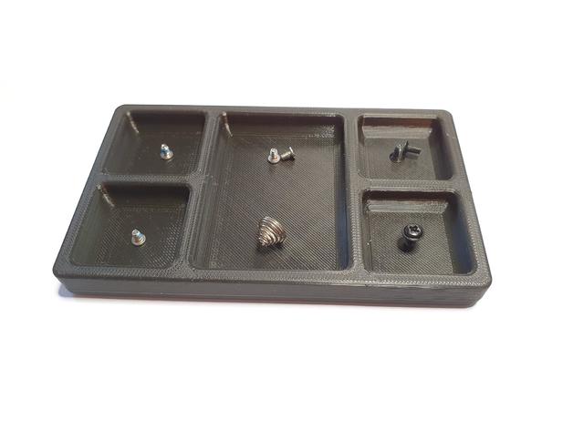 magnetic small parts tray 3D print model - Mito3D
