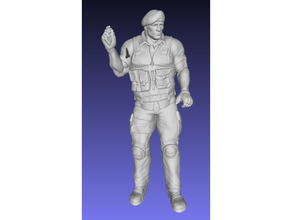 soldier fortune army man figure gun - remix action figures figurine m4a1 m4 airsoft soldiers 3d print model - Mito3D