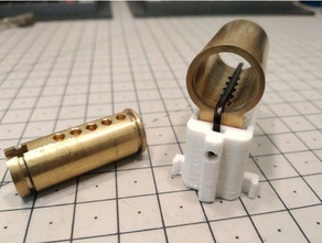 pinning shoe - cangrejo dissassemble lock lockpicking locksmith
