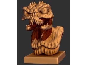 brundlefly jr bust fly 2 - 1989 busts creature monster monsters movie retro 3d print model - Mito3D