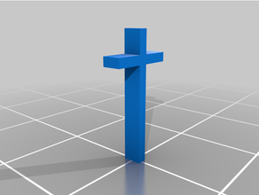 crucifijo cristiano cruz 3d print model - Mito3D
