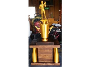 beer pong trophy topper beerpong cup 3d print model - Mito3D