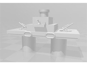 Maunsell Ordu kale 1 600 zalim denizler 3d print model - Mito3D