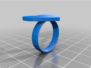 lovers ring 3d print model - Mito3D