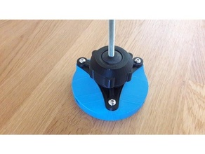 Magnet Halter Unterstützung Ball montieren Kugelgelenk Magnethalter magnetisch 3d print model - Mito3D