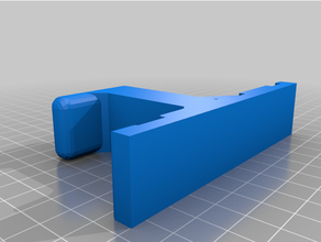 cuffia sottile titolare supporto scrivania gamba cuffie 3d print model - Mito3D