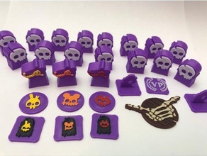 cabale des necropossums - root meeple token boardgame 3d print model - Mito3D