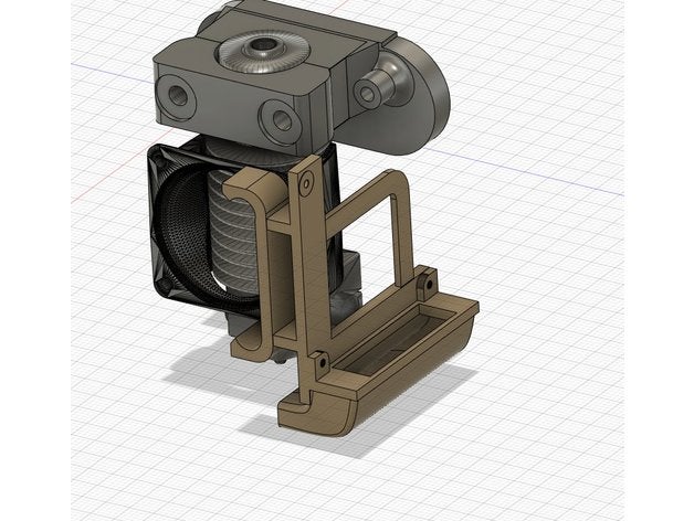 montar 4010 ventilador e3d v6 40mm 3D print model - Mito3D