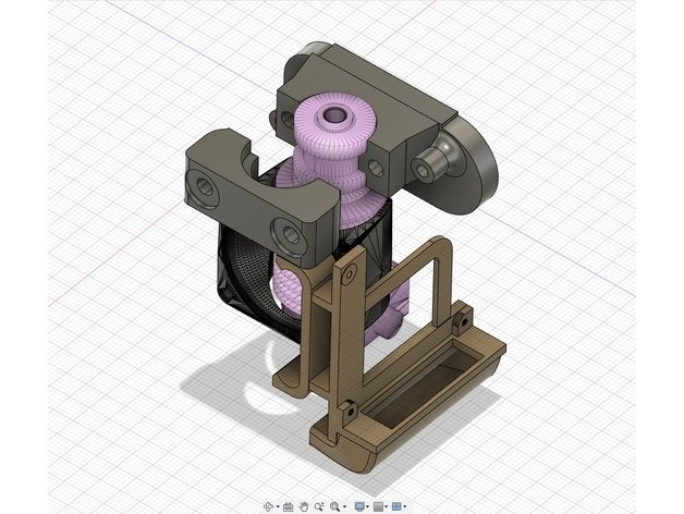 e3d v6 mount anet e16 upgrades 3D print model - Mito3D