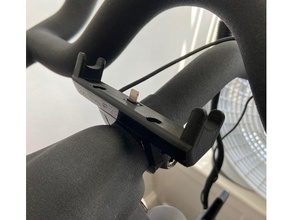 pelotón iphone montar cargador bicicleta ejercicio relámpago cable teléfono soporte estante smartphone 3d print model - Mito3D