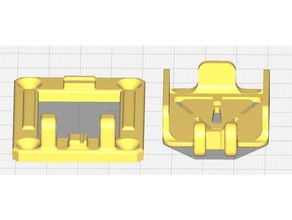switch cover torsion spring recesses 3d print model - Mito3D