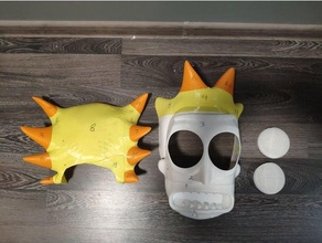 Più facile assemblaggio Rick sanchez maschera morty rick 3d print model - Mito3D
