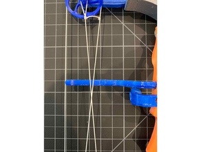 miniature compound bow cable guard 3d print model - Mito3D