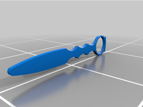 Benchmade socp hançer eğitimci bıçak Eğitim karambit 3d print model - Mito3D