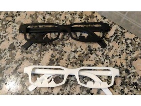 mst3k lunettes verre cadres 3d print model - Mito3D