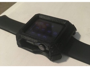 apple watch case snap 42 mm 3d print model - Mito3D