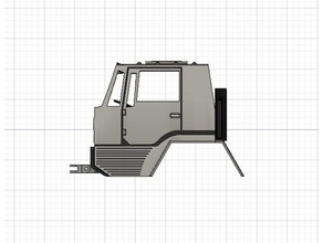 openrc trial truck short-cab 3d print model - Mito3D