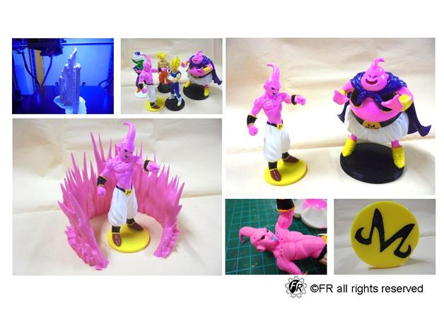 Dragão ball majin buu anycubic i3 mega bola Solidworks 3D print model - Mito3D