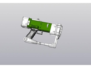 glock equipo cuerpo formato aep7 láser pistola airsoft gbb conversión caer 3 17 18c kjw 3d print model - Mito3D