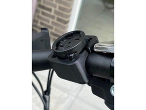 mounting clamp bike navi 3d print model - Mito3D