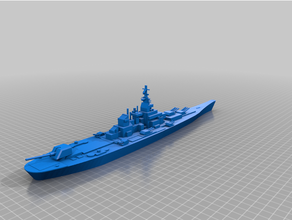 bataille navale cuirassés navire 3d print model - Mito3D