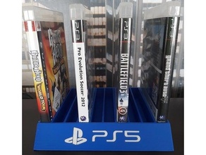 ps5 game holder playstation 3d print model - Mito3D