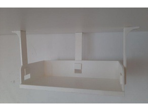 cajon bajo mesa tavolo Astuccio guaina contenitore titolare supporto 3d print model - Mito3D