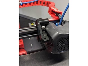 ender 3 v2 bltouch mount slim cable chain 3d print model - Mito3D