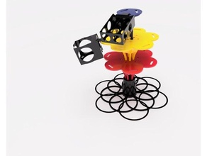 tree spice rack kitchen organiser 3d print model - Mito3D