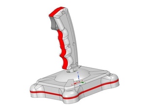 joystick 3d print model - Mito3D