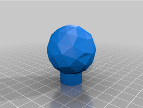 knob poly replacement 3d print model - Mito3D