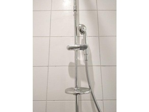 shower handle holder showerhandle 3d print model - Mito3D