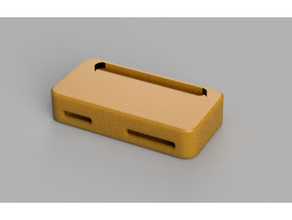 raspberry pi case 2 parts rpi simple 3d print model - Mito3D