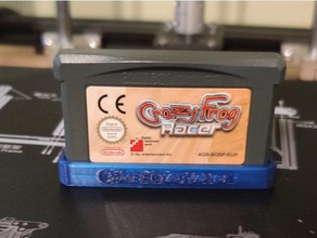 gba game boy advance cartridge cover 3d print model - Mito3D
