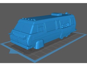 50 urbano assalto veículo batalha frio guerra Gaslands Northag listras equipe ianque jogo 3d print model - Mito3D