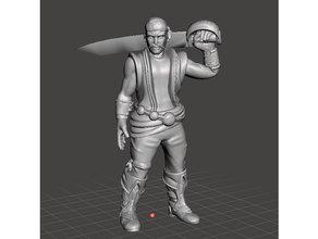 maheem masculino humano pirata pionero ajenjo 3d print model - Mito3D