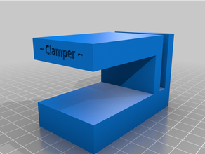 clamper escrivaninha modéstia elevar v20 3d print model - Mito3D