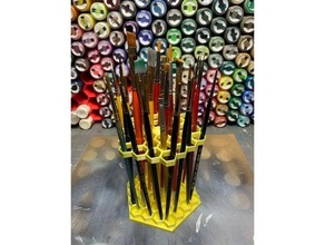 paint brush - pencil organizer 3d print model - Mito3D