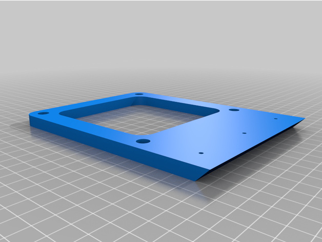 vesa Monitor Arm Erweiterung Teller 3D print model - Mito3D